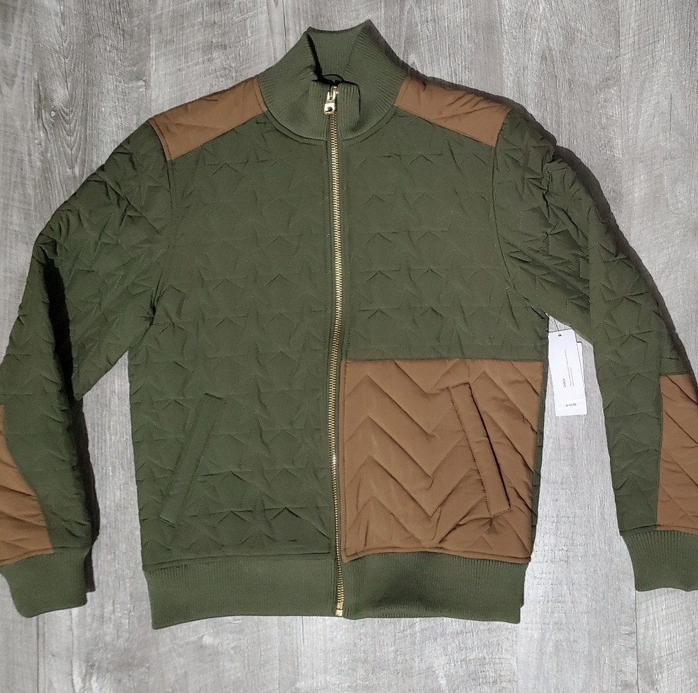 GUESS LS Halen Quilted Blocked Jacket Men’s Size M